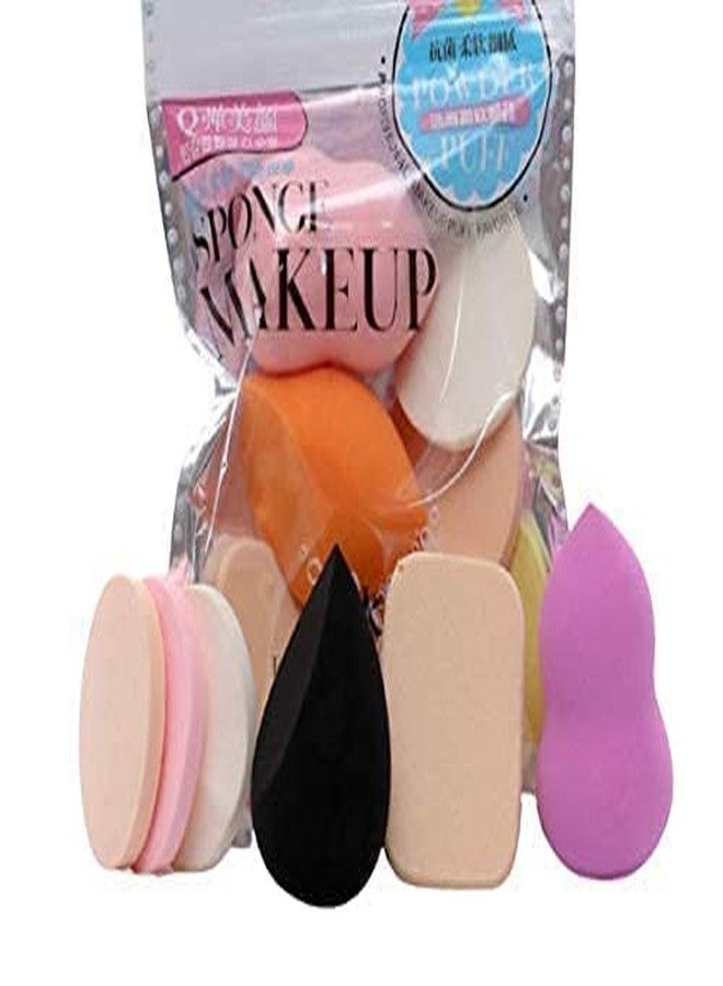 VATTU Sponge Makeup 6 In 1 Beauty Blender Puff (Color May Vary)- Set of 6 - Image 3