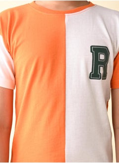 LILPICKS Color Bock T-shirt and Printed Shorts Set by Styli  - Image 5