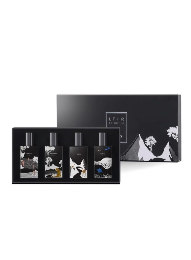 ابراهيم القرشي - مجموعة ميني لذر – 4 عطور × 10 مل - Image 1