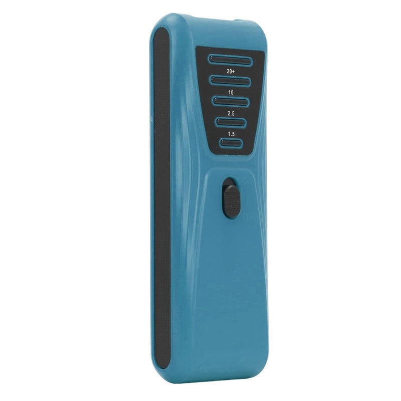 Aramox LED Magnetic Field Radiation Tester 5 Colorful LED Indicators EMF Meter for Household Appliances (Cyan) - Image 1