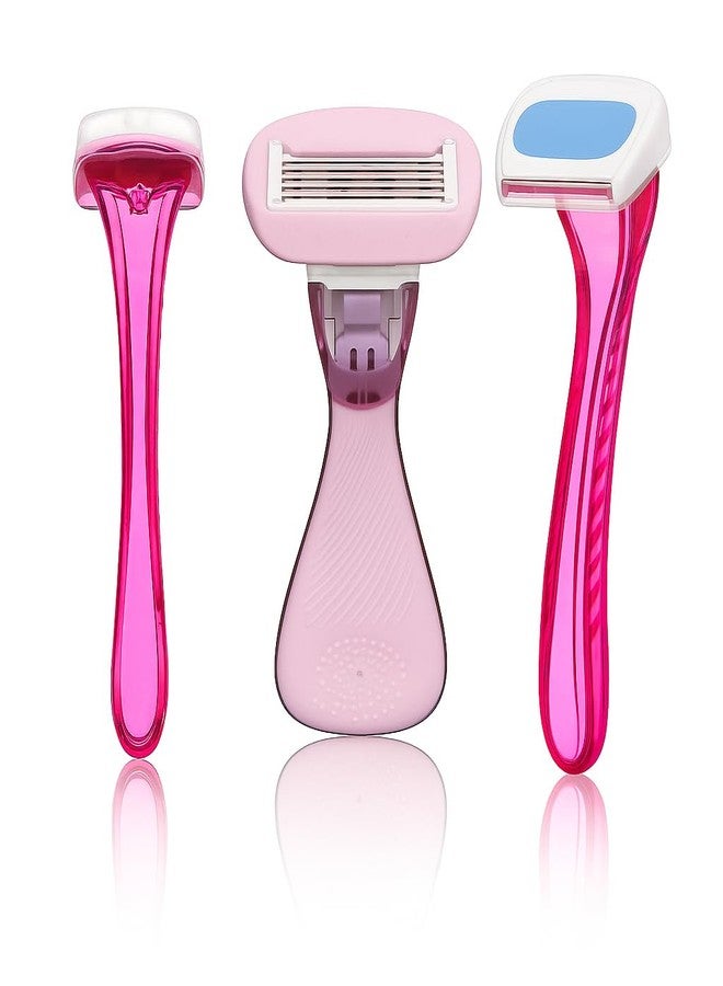 Vertex Bikini Razors For Sensitive Skin Lines Women's Disposable Under Arm Razors No Irritation - Image 5