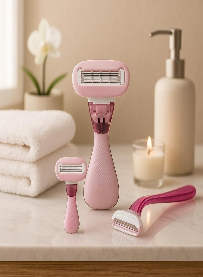 Vertex Bikini Razors For Sensitive Skin Lines Women's Disposable Under Arm Razors No Irritation - Image 2