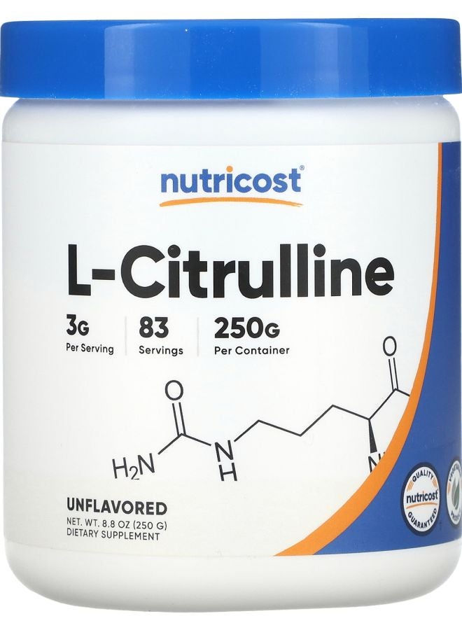 Nutricost L-Citrulline Unflavored 8.8 oz (250 g)