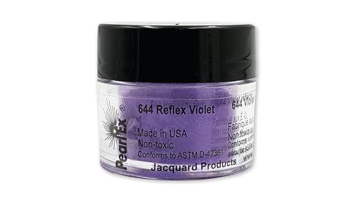 Jacquard Pearl Ex Pigment Powder 3 Grams Reflex Violet - Loose Mica Powder for Epoxy Resin, Watercolors, Calligraphy Ink & Clay - Epoxy Pigment Powder - Epoxy Resin Color - Image 1