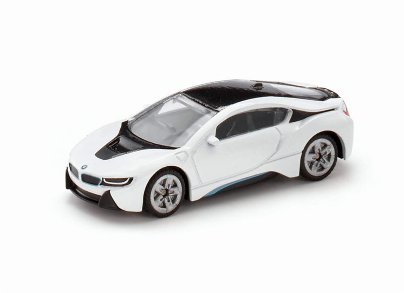 Siku 1458, BMW i8, Metal/Plastic, Black/White, Toy car for Children - Image 1