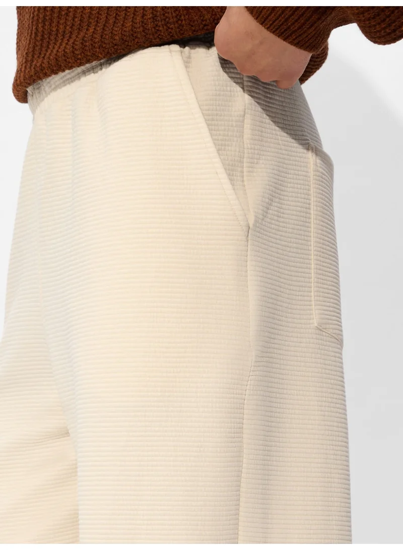 The Souled Store  The Souled Store Men Off White Solid Baggy Fit Korean Joggers for Men | Best Price UAE