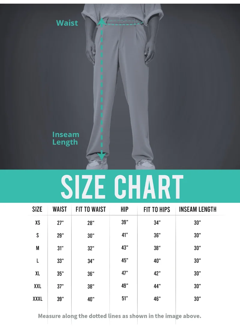 The Souled Store  The Souled Store Men Off White Solid Baggy Fit Korean Joggers for Men | Best Price UAE
