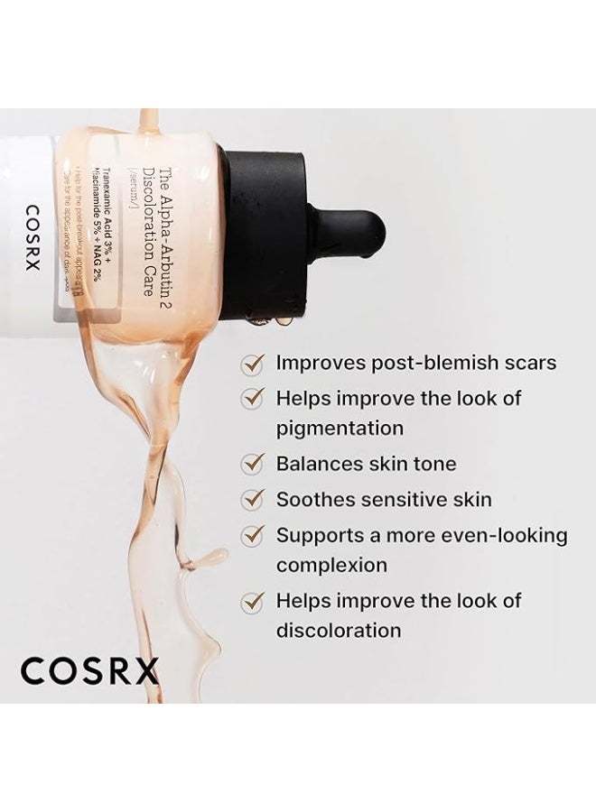 COSRX The Alpha-Arbutin 2% Discoloration Care Face Serum with Niacinamide, Glutathione & Tranexamic Acid, 1.7 fl oz - Image 4