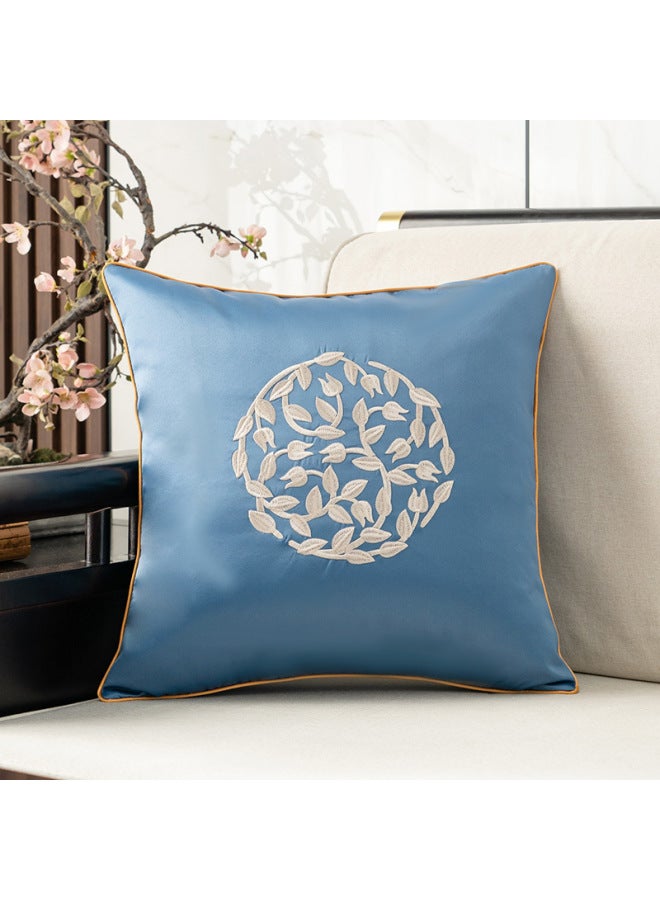 New Chinoiserie Embroidered Pillows, Accessible Luxury Living Room Pillows, Bedside Soft Cushions, Backrests, Mahogany Sofa Pillow Cases, Customized
