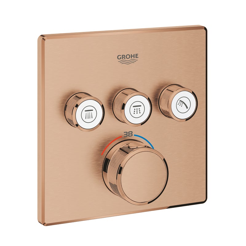 Grohe Grohtherm Smartcontrol Concealed Shower Mixer Rose Gold - 29126DL0
