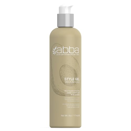 ABBA Pure Style Gel Medium Hold Mica Crystals Avocado 6 fl oz - Image 1
