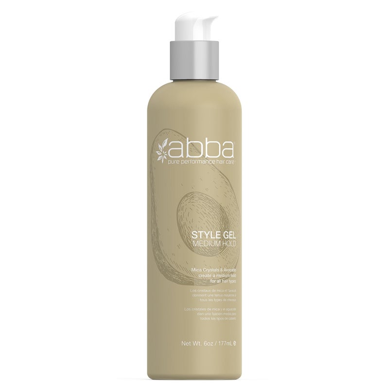 ABBA Pure Style Gel Medium Hold Mica Crystals Avocado 6 fl oz - Image 2