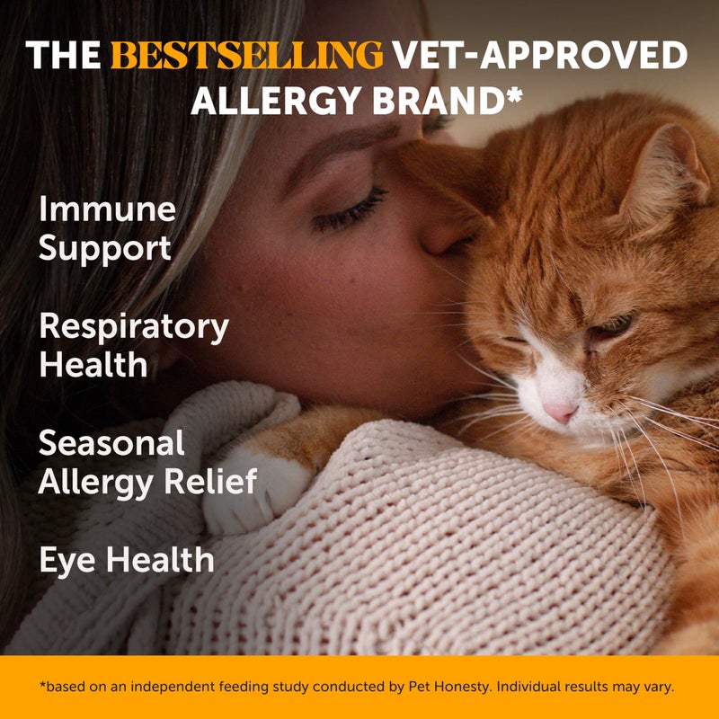 Pet Honesty Cat Immune Support Lysine â€“ Allergy Relief & Immune Health Supplement for Cats with L-Lysine, Colostrum, Quercetin & Omega-3 â€“ Soothes Sneezing, Runny Nose & Itchy Skin Chicken, (30-Day Supply) - Image 2