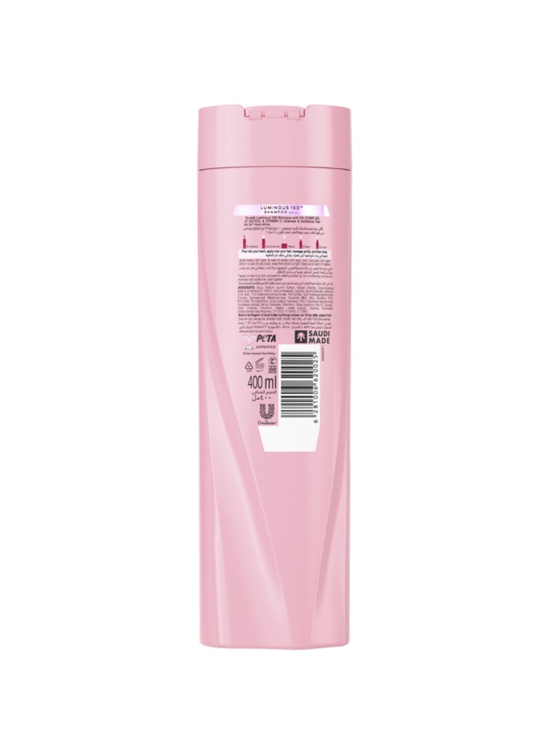 Sunsilk شامبو لامع 100 ينظف وينعش الشعر ليمنحك لمعاناً أكثر بمقدار 5 مرات - Image 2