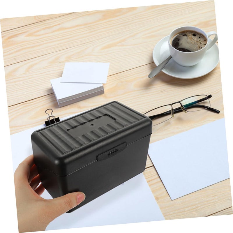 2 Piece Office Card Holder Storage Case Multi Function Box Easy Clean Space Saving - Image 4