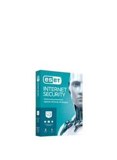 ESET Internet Security For 2 User 1 Year White NOD32  - Image 1