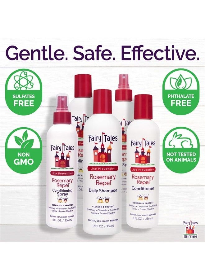 Fairy Tales Rosemary Repel Lice Shampoo- Daily Kids Shampoo for Lice Prevention, 32 Fl Oz (Pack of 1) 