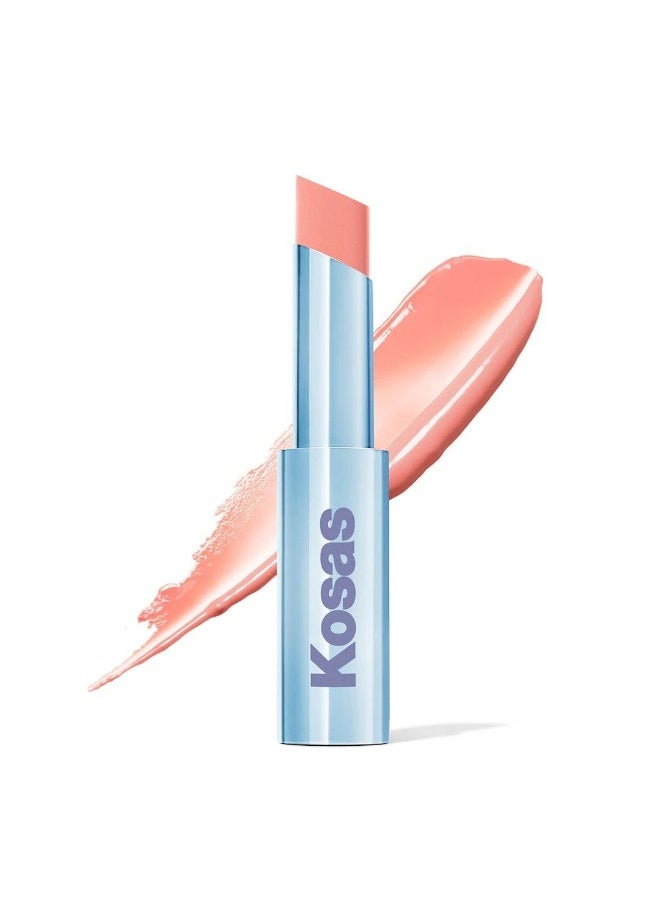 Kosas Wet Stick Sheer Glossy Lipstick _Tropic Place - Calm Pink Mauve - Image 2