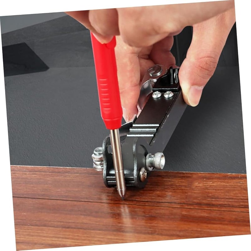 5 بوصة أداة نقش الخشب متعددة الوظائف مقياس كفاف متين لتعليم الملامح بدقة - Image 3