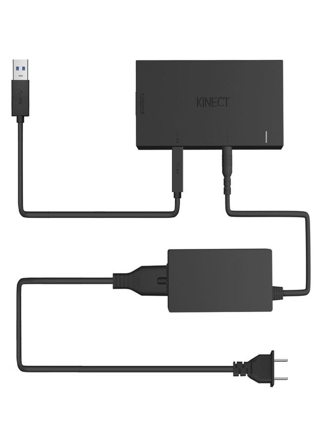 TNP Products TNP Kinect Adapter for Xbox One S/X & Windows PC - Easy to Use, USB 3.0, Includes Power Adapter, AC Power Cable & USB 3.0 Cable - Image 1