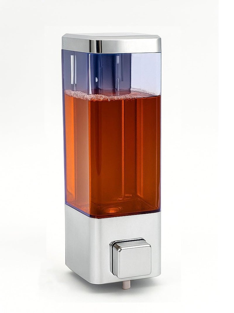 BATH GURU Bath Craft by BATH GURU Wall Mounted Liquid Soap Dispenser for Wash Basin, 350Ml, ABS Plastic, White, Dispenser Pump for Bathroom Kitchen Sink - Image 1