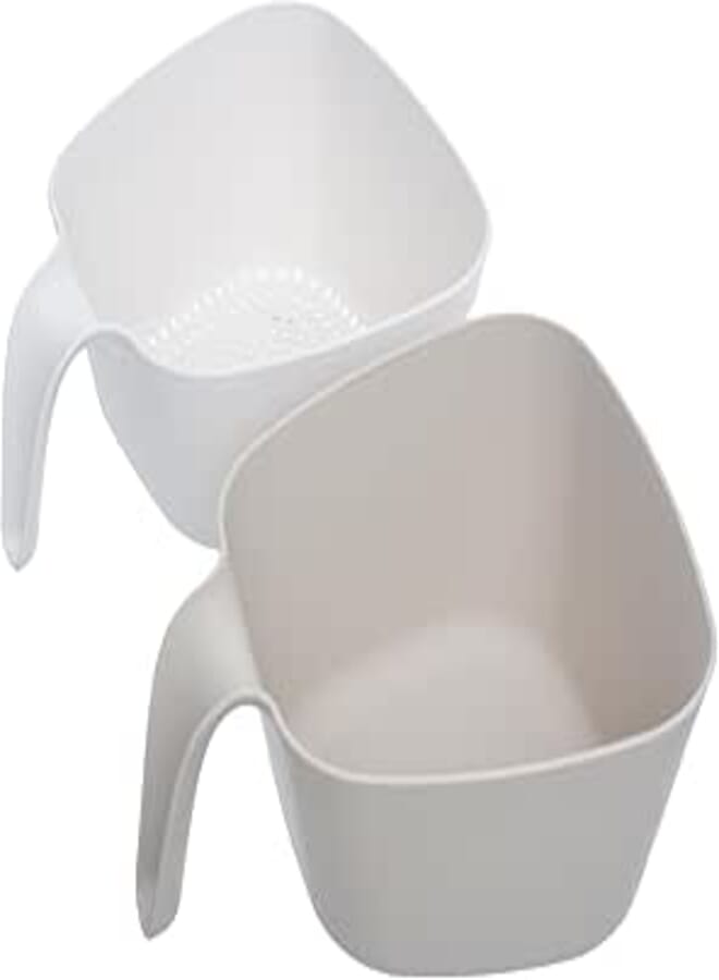 Gondol Experto Double Strainer With Handle (2,40 Lt) Beige + Light Beige Strainer