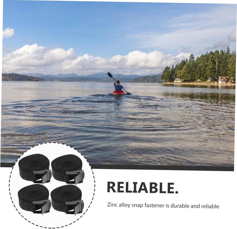 Yardwe Kayak Straps Buckle Lashing Straps Moving Straps Gripper Surfboard Lashing Straps Lifting Straps Belt - Image 3