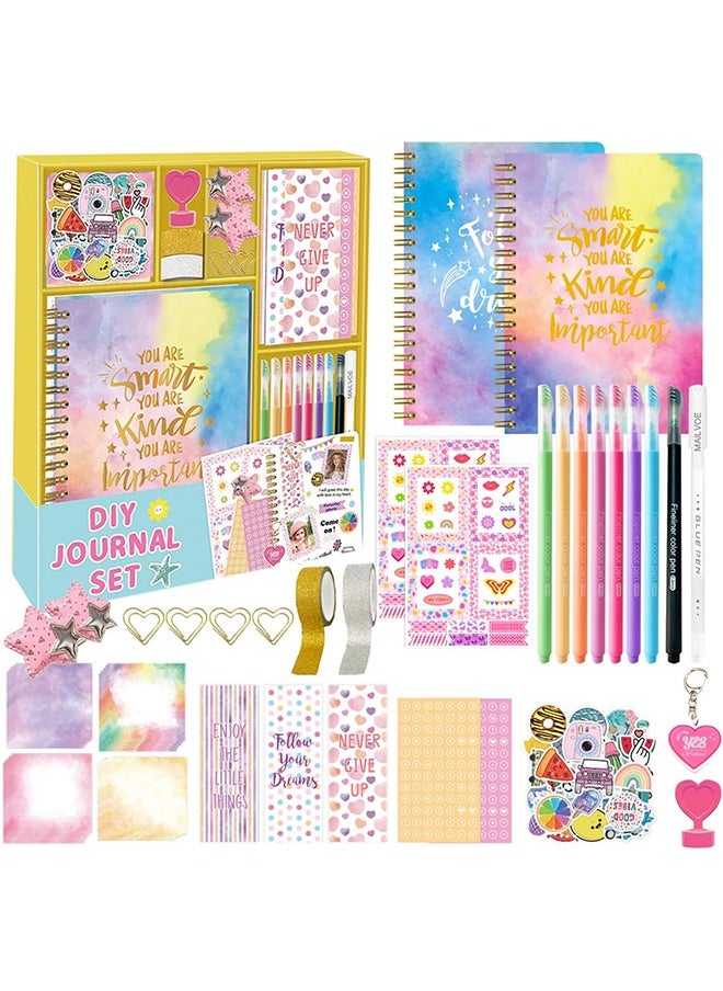 Garlo DIY Journal Kit for Girls - DIY Journal Set for Tween & Teen Girls, Stationery Set, Scrapbook & Diary Supplies Set, Journaling Art Crafts Kit, Ideal Gifts for 8 9 10 11 12 13 14 Year Old Girl  - Image 1