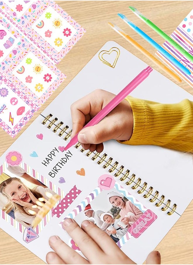 Garlo DIY Journal Kit for Girls - DIY Journal Set for Tween & Teen Girls, Stationery Set, Scrapbook & Diary Supplies Set, Journaling Art Crafts Kit, Ideal Gifts for 8 9 10 11 12 13 14 Year Old Girl  - Image 4