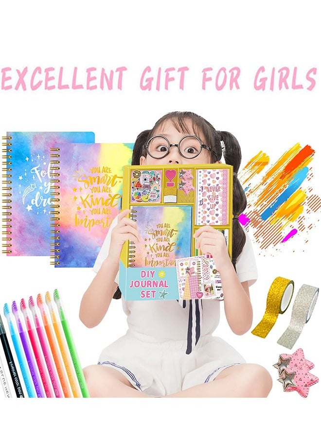 Garlo DIY Journal Kit for Girls - DIY Journal Set for Tween & Teen Girls, Stationery Set, Scrapbook & Diary Supplies Set, Journaling Art Crafts Kit, Ideal Gifts for 8 9 10 11 12 13 14 Year Old Girl  - Image 5
