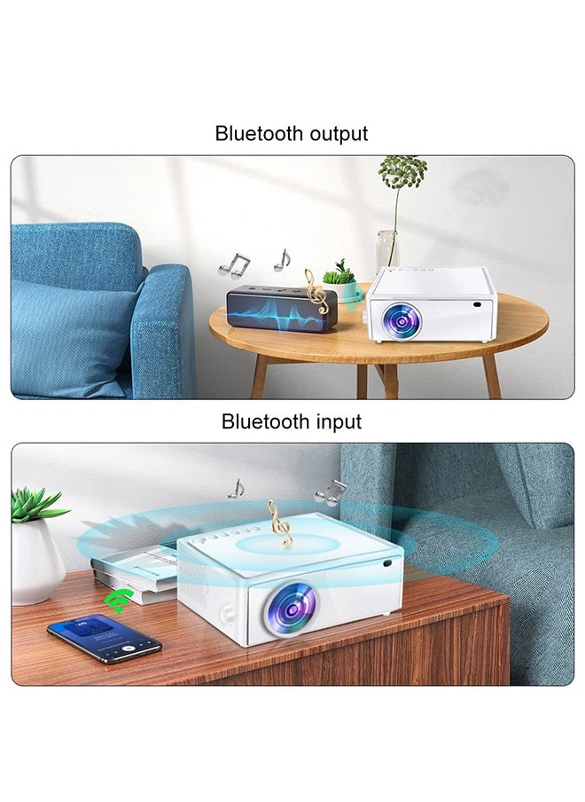 Generic - 2K Ultra HD Projector Native 2560x1440p Ultra HD 500 ANSI Lumen Android 11.0 Built in Apps WiFi Display Mini Projector for Home Theater Indoor & Outdoor - Image 1