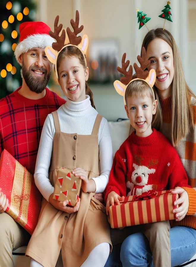 أموسفون طوق شعر الرنة من Amosfun، عصابة رأس على شكل قرن الغزال لعيد الميلاد، غطاء رأس لحفلات الهالوين وعيد الميلاد، زي تنكري، لوازم الحفلات - Image 4