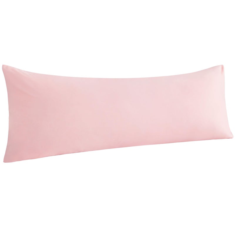 NTBAY Body Pillowcase Brushed Microfiber 20x54 Pillowcase Soft WrinkleFree FadeResistant StainResistant Blush Pink Body Pillow Cover with Envelope Closure 20x54 Inches Blush Pink