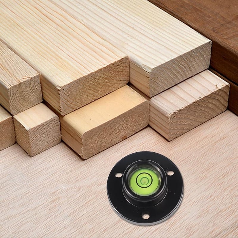 Aluminum Alloy Flange Mount Bubble Level 28x16x10.5mm High Sensitivity for Engineering - Image 1