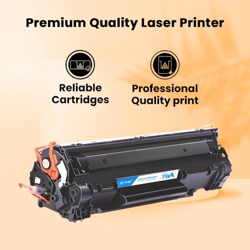 EVM Compatible HP 78A Toner Cartridge – for LaserJet | P1560/P1566/P1600/P1606dn/M1536dnf MFP – 2100 Pages| High Density Black |1 Year Warranty (EVM-ETC-78A) - Image 3
