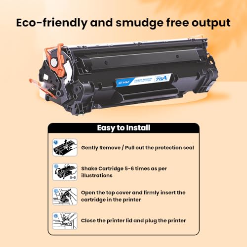 EVM Compatible HP 78A Toner Cartridge – for LaserJet | P1560/P1566/P1600/P1606dn/M1536dnf MFP – 2100 Pages| High Density Black |1 Year Warranty (EVM-ETC-78A) - Image 4