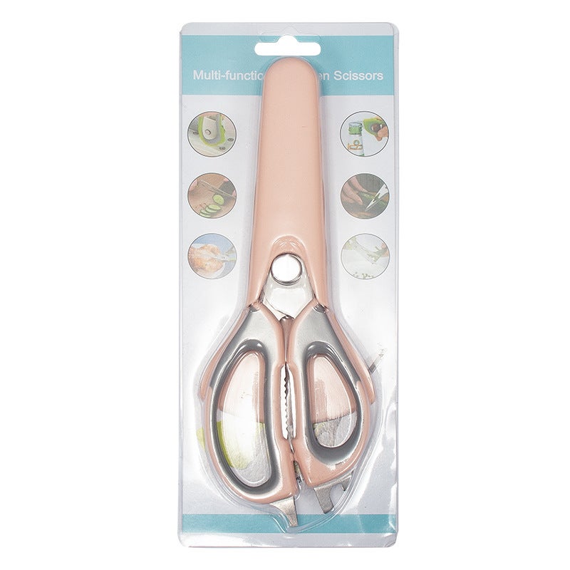 Yangjiang Stainless Steel Multi-Purpose Kitchen Scissors – Detachable Magnetic Suction Tube - Image 1