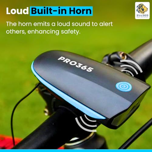 PRO365 USB Rechargeable Bicycle LED Light Set – 250 Lumens Front Bike Headlight & Rear Safety Tail Light | 3 Lighting Modes | Waterproof Cycling Lights | Easy Mount Bike Accessories | 1 Year Warranty - Image 4