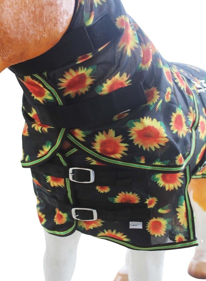 Challenger 54" Miniature Weanling Donkey Pony Horse Foal Summer Flysheet Sunflower 51833 - Image 4