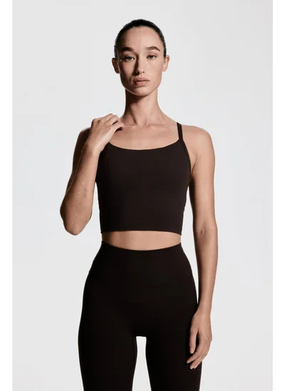 اتش اند ام حمالة صدر يوغا بدعم متوسط مع تقنية سوفت موف