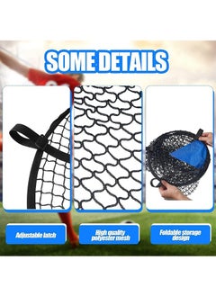 Garlo Soccer Target Goal Training, Portable Football Soccer Target Net Soccer Top Bins Target Bag for Accuracy Training Practice Equipment, with 4 Adjustable Straps.  - Image 5