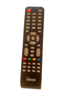 Arrow Universal Infrared TV Remote Control Black for Smart Arrow TVs 