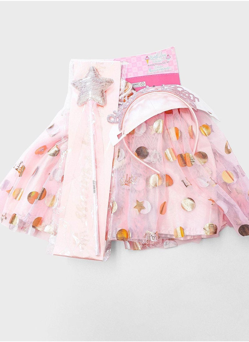 Claires - Kids Happy Birthday Dress Set - Image 1