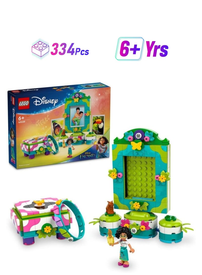 LEGO LEGO Disney Mirabels Photo Frame And Jewelry Box 43239 Building Blocks Toy Set (334 Pieces)  - Image 1