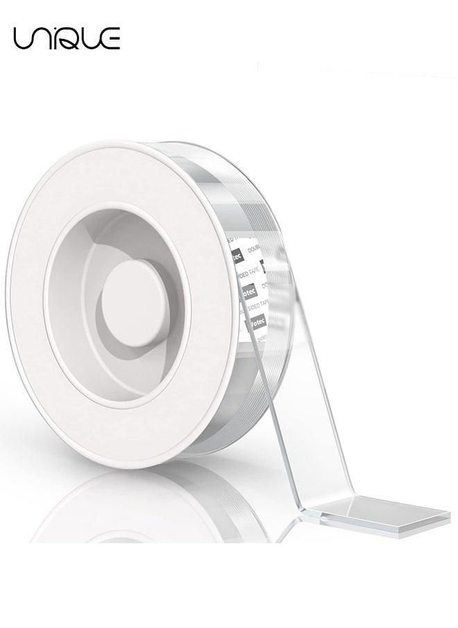 Unique Double Sided Tape Heavy Duty Nano Tape, Strong Mounting Tape Adhesive Tape, Extra Large Clear Two Sided Sticky Poster Wall Tape, Multipurpose Removable Wall Tape Sticky Poster Tape (3M)  - Image 1