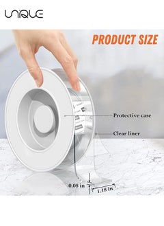 Unique Double Sided Tape Heavy Duty Nano Tape, Strong Mounting Tape Adhesive Tape, Extra Large Clear Two Sided Sticky Poster Wall Tape, Multipurpose Removable Wall Tape Sticky Poster Tape (3M)  - Image 2