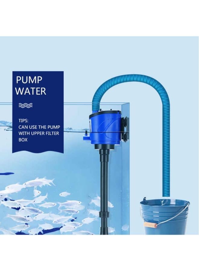 ZHIYANG B&K Aquarium Submersible Silent Aquarium Internal Filter 45 W, Fish Tank Powerhead with 2500 l/hr. Water Pump - Image 3