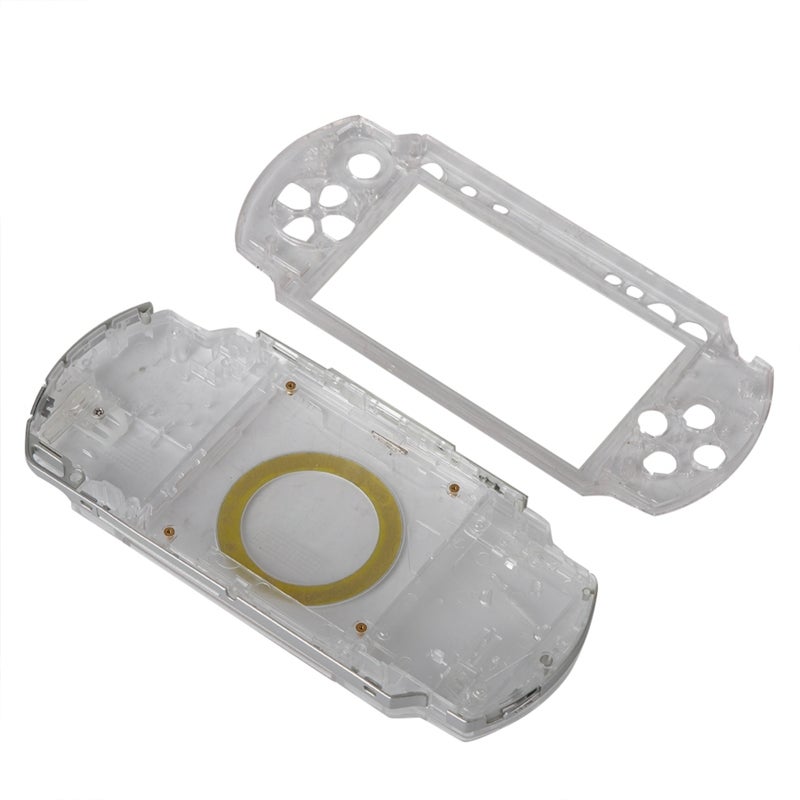 لطقم غطاء الهيكل الشفاف الكامل البديل لجهاز PSP1000 - مادة PC عالية الجودة، حماية قوية، تصميم خلفي مضاد للانزلاق لإصلاح جهاز PSP 1000 - Image 5