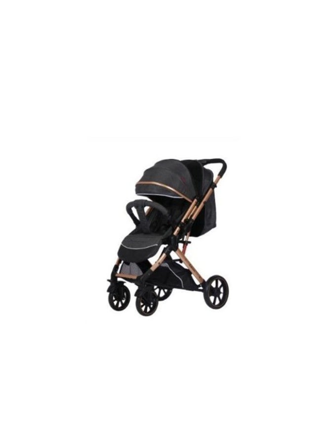 Kidilo B2 Luxury Baby Stroller with Reversible Handle and One-Hand Fold - Image 2
