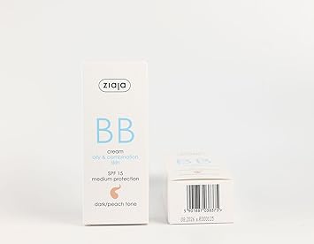 Ziaja Bb Cream For Oily Combination Skin DarkPeach Tone 50 Ml - Image 5